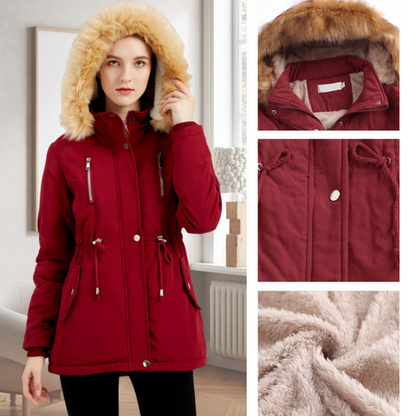 Gritta – Warm Cotton Hooded Jacket