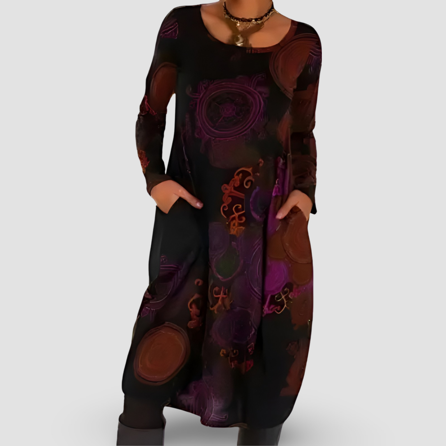 Ronja - Winter Dress With Bohemian Elegance