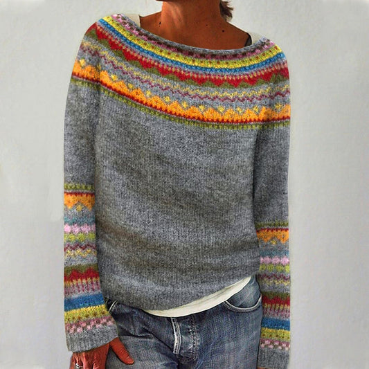 SILVIA Retro Autumn Sweater.