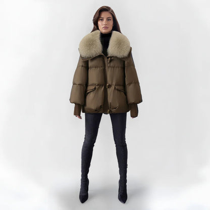 Maya | Stylish Winter Coat with Luxury Details