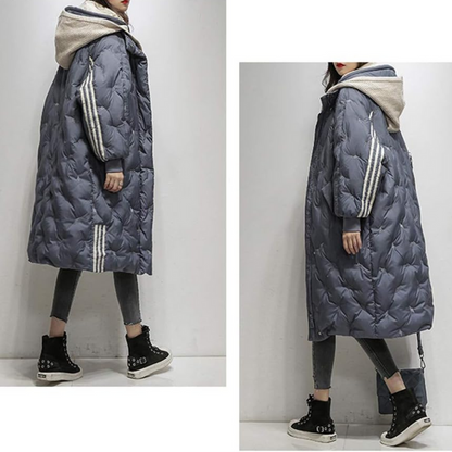 Lesley Quilted Coat with Hood