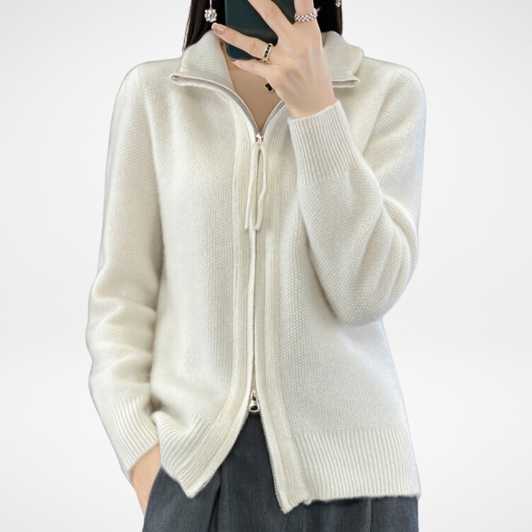 Bertha | Cardigan with zipper