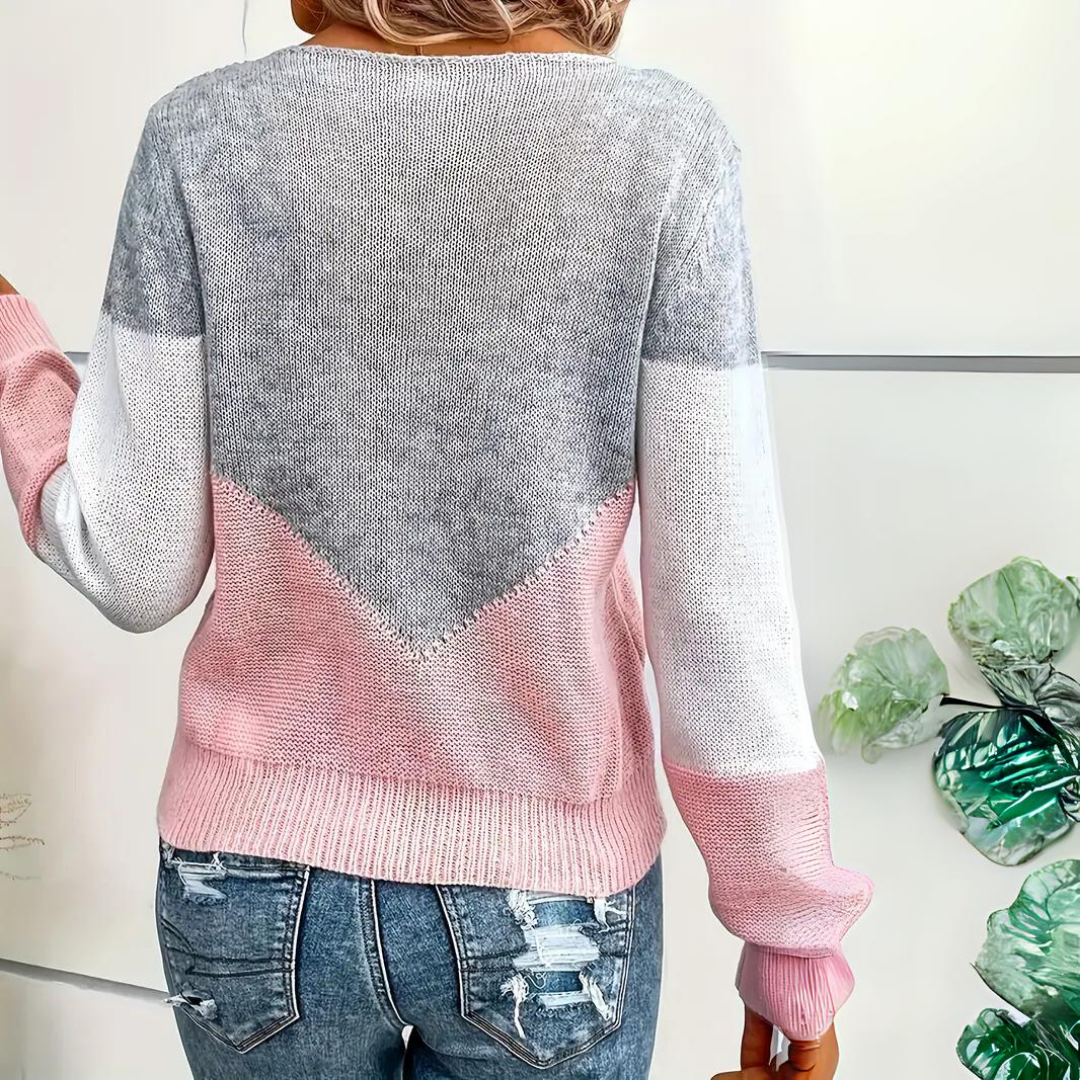 Gladys | Multicolor knitted sweater