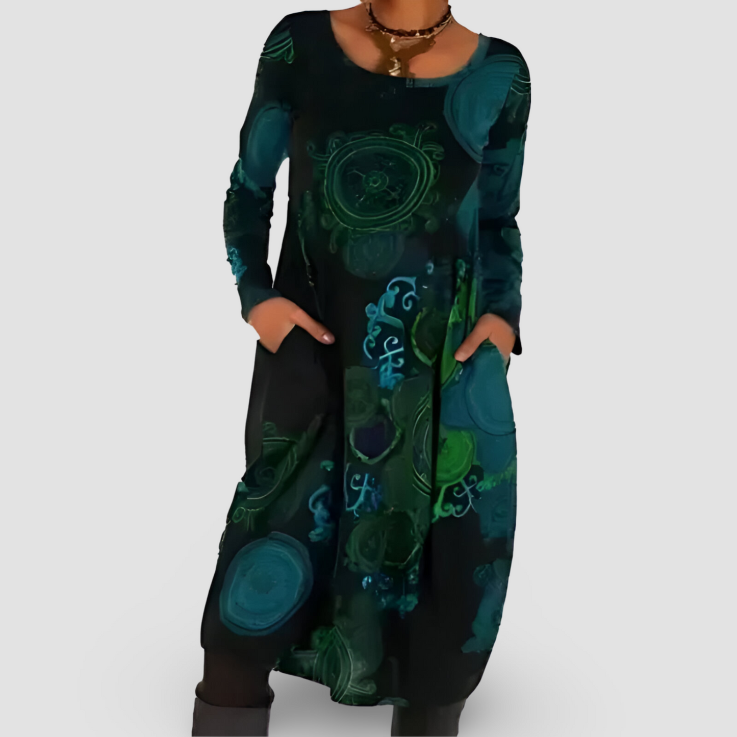 Ronja - Winter Dress With Bohemian Elegance