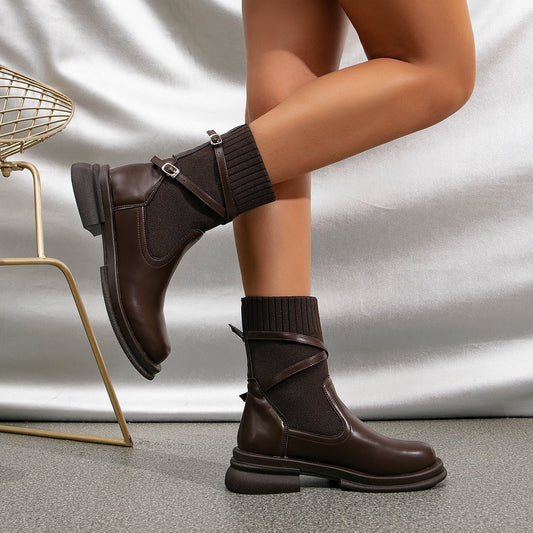 Serena - Stylish Ankle Boots with Straps for Women