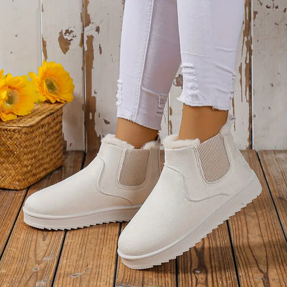 Willow | Fluffy Thermal Slip Snow Boots