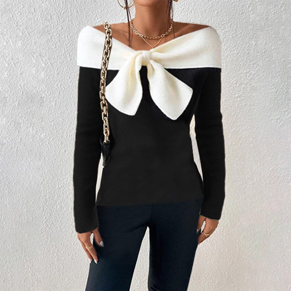 Connie – Elegant V-Neck Sweater