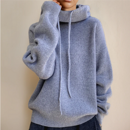 Farina - Knit hooded sweater