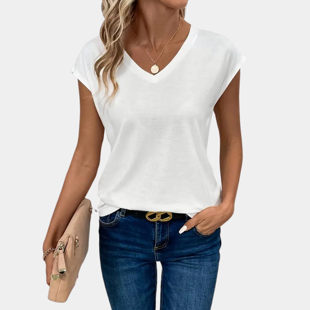 Afrodite Casual Women's V-Neck T-Shirt