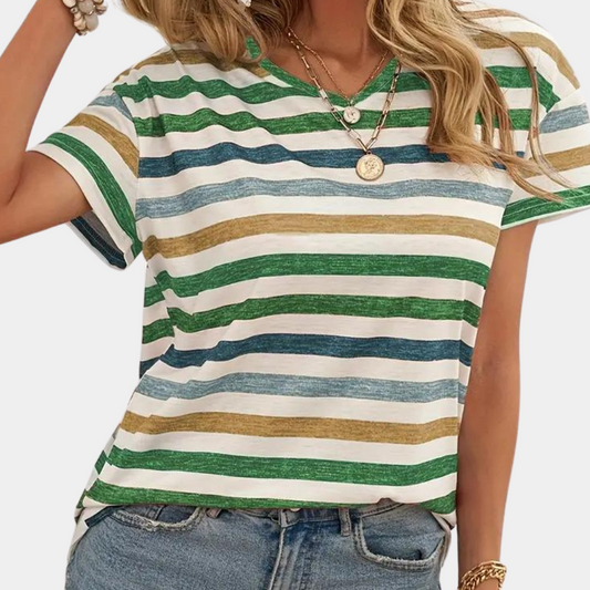 Aika Casual Striped Women's T-Shirt