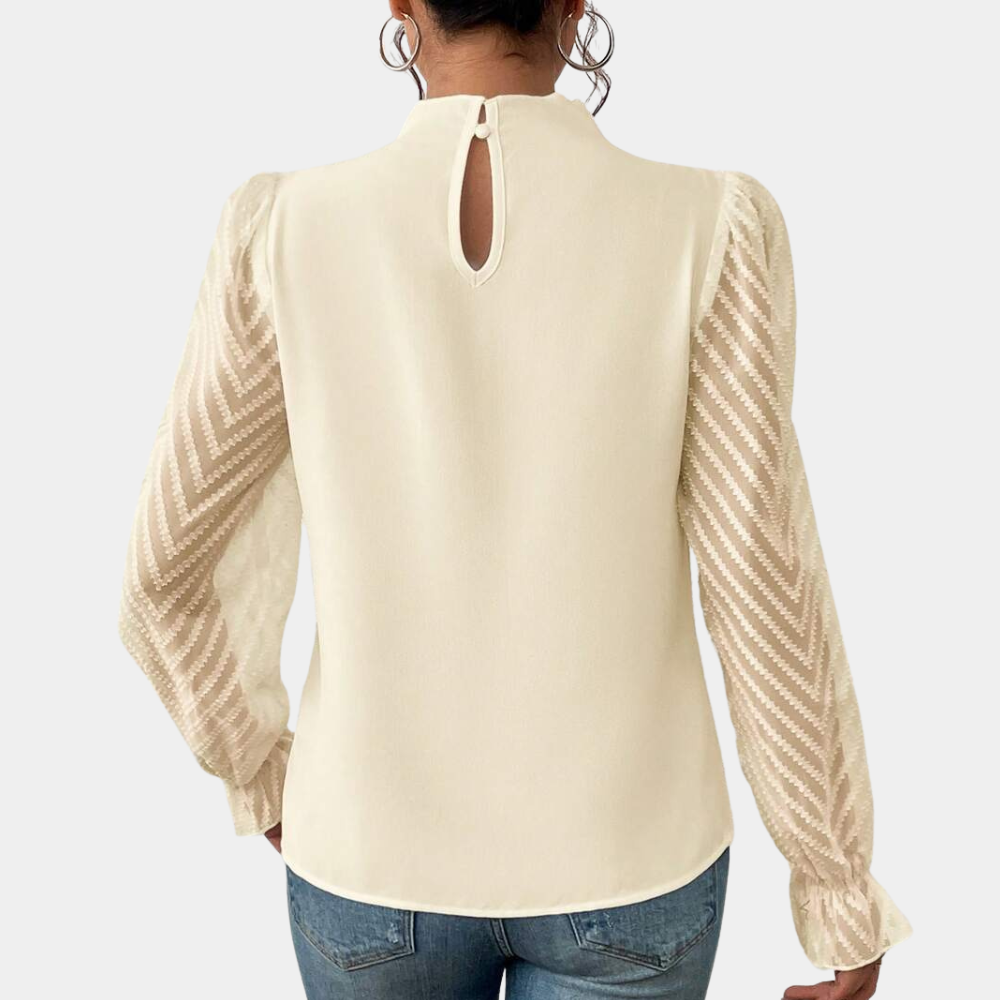 Women's Coastal Elegance Long Sleeve Top