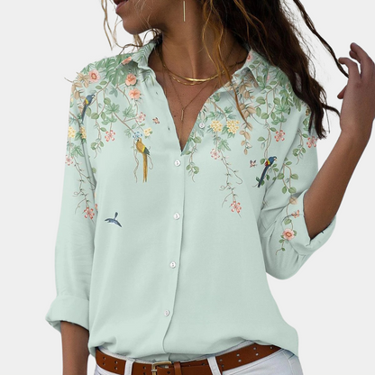 Solveiga Floral Women's Blouse