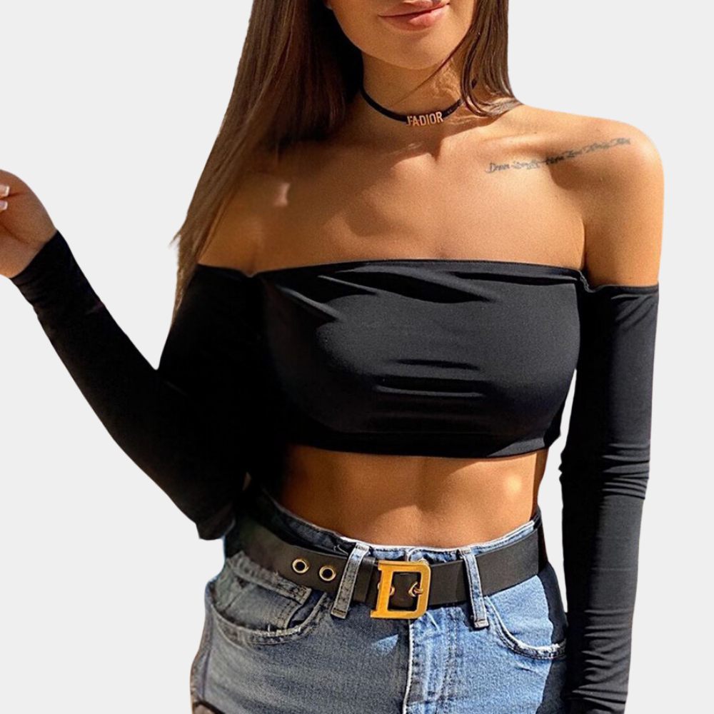 Classy Versatile Off-Shoulder Women's Top