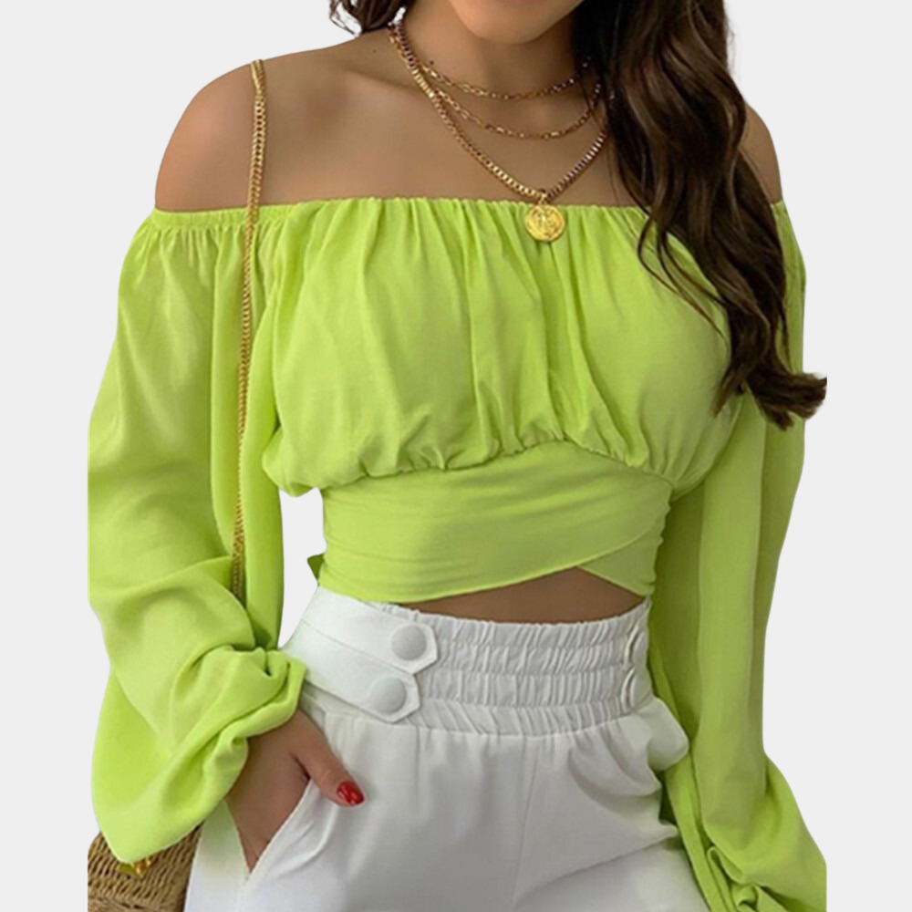 Patrycja Off-Shoulder Long Sleeve Women's Blouse