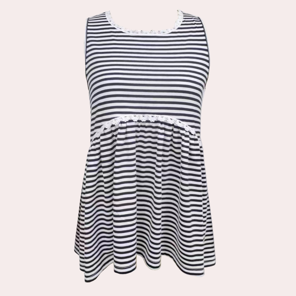 Tereza Striped Knit Tank Top for Women