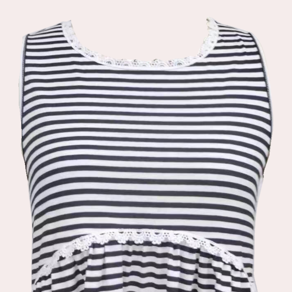 Tereza Striped Knit Tank Top for Women