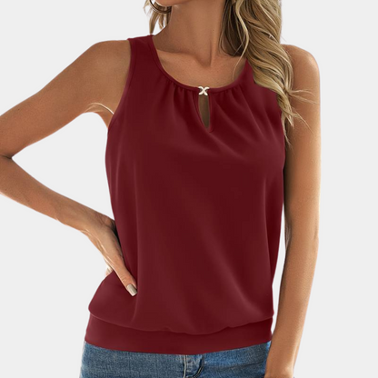 Jozefina Elegant Sleeveless Women's Top