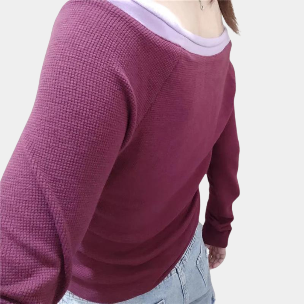 Dorota Off-Shoulder Women's Long Sleeve Top