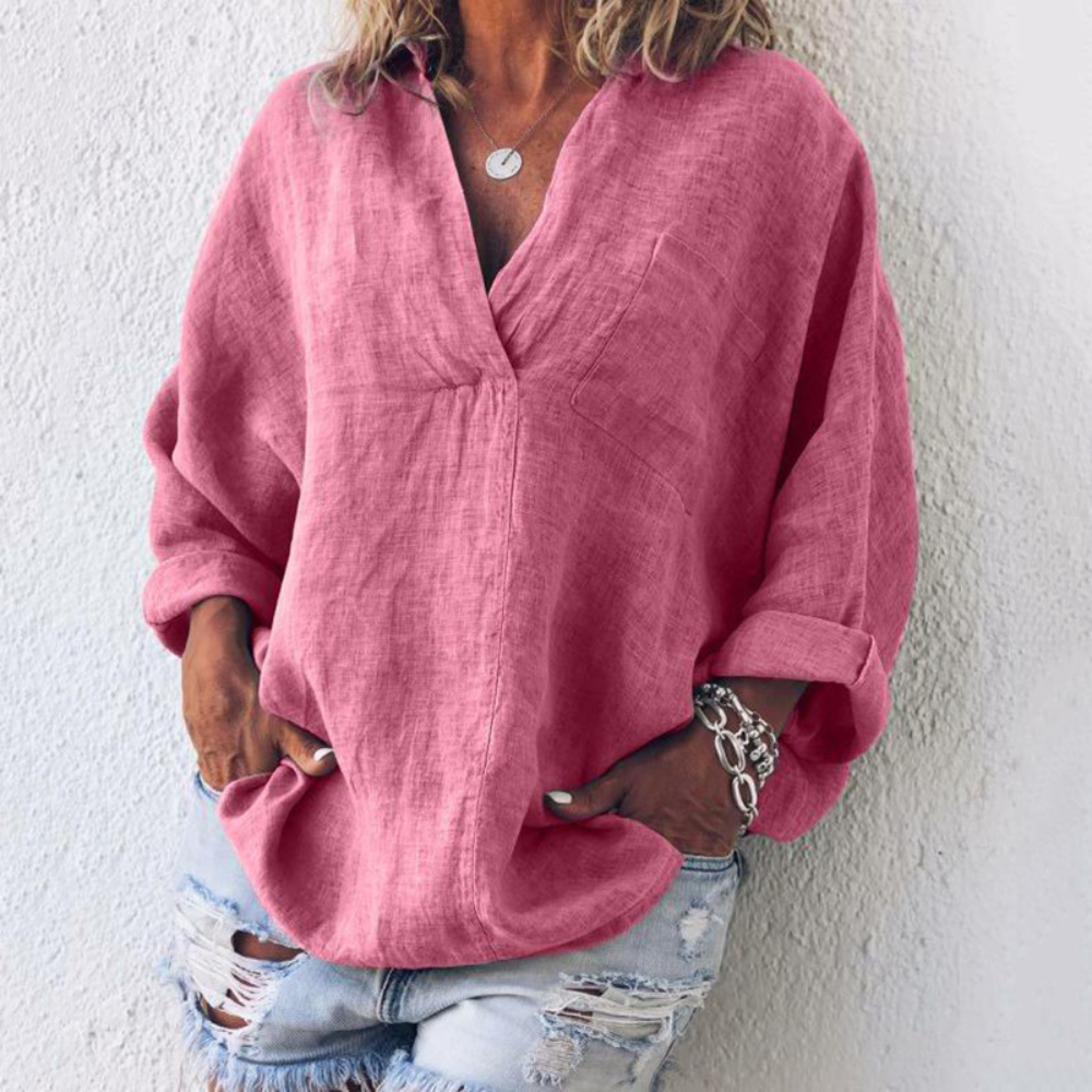 Brenda Luxury Oversized Women's Blouse