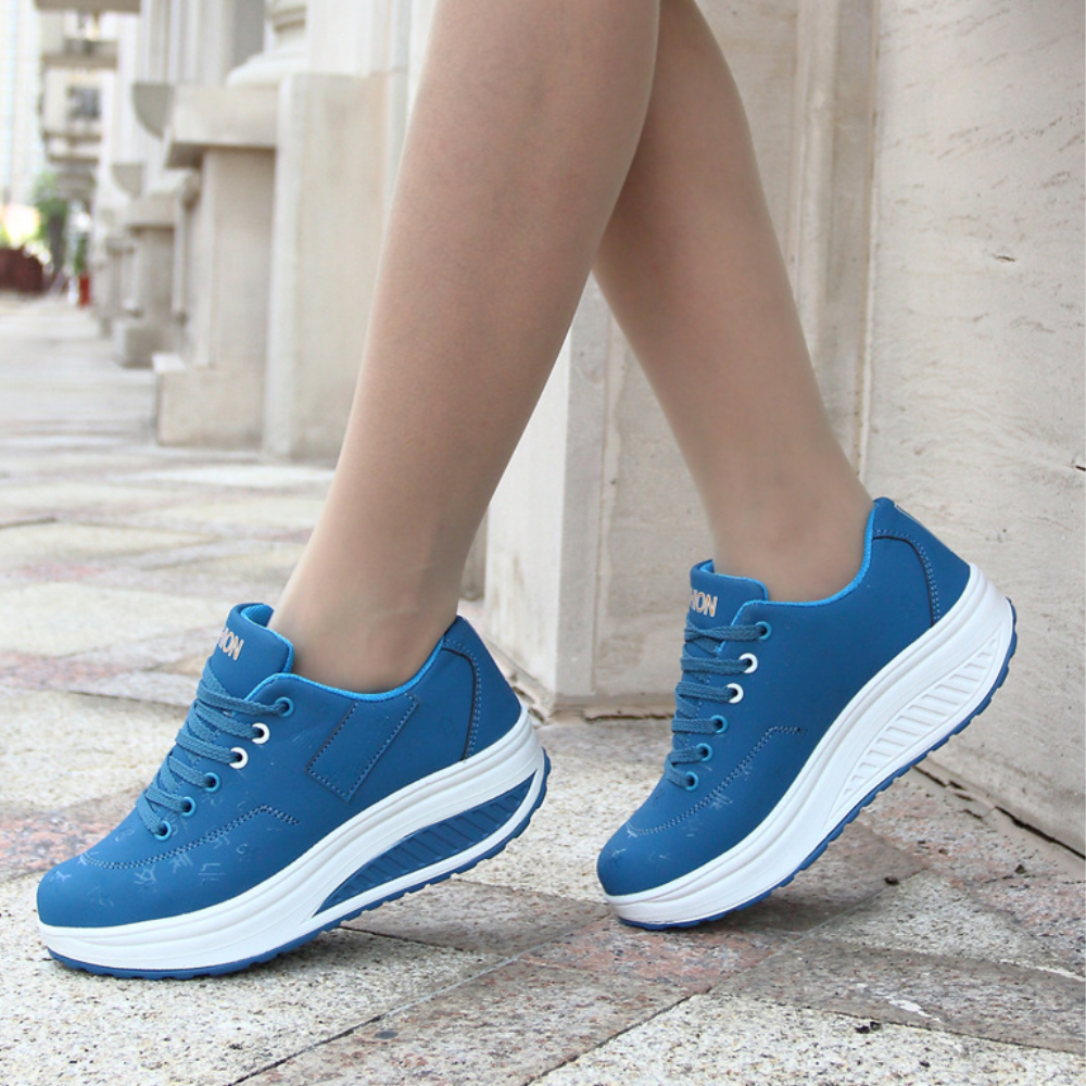 Ana - Synthetic Leather Sneakers