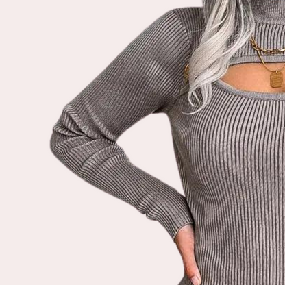 Andromeda – Women's Trendy Hollow Knit Dress