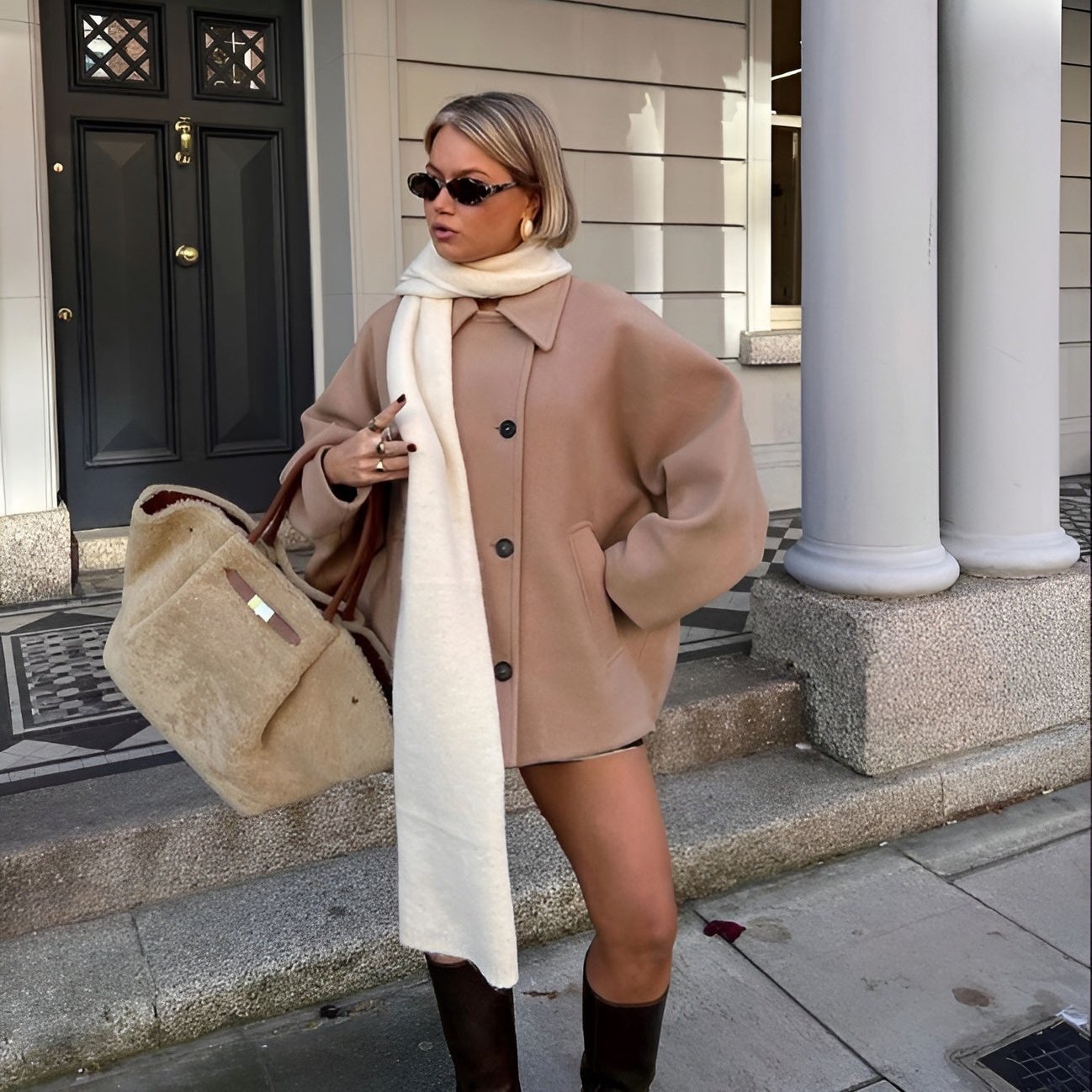 Carolyn | Trendy Oversized  Coat For Women's