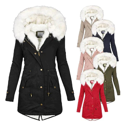 Julia Winter Coat with Fur Lining