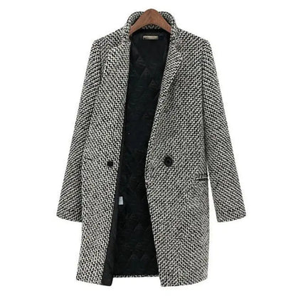 Colette | Long jacket coat made of wool