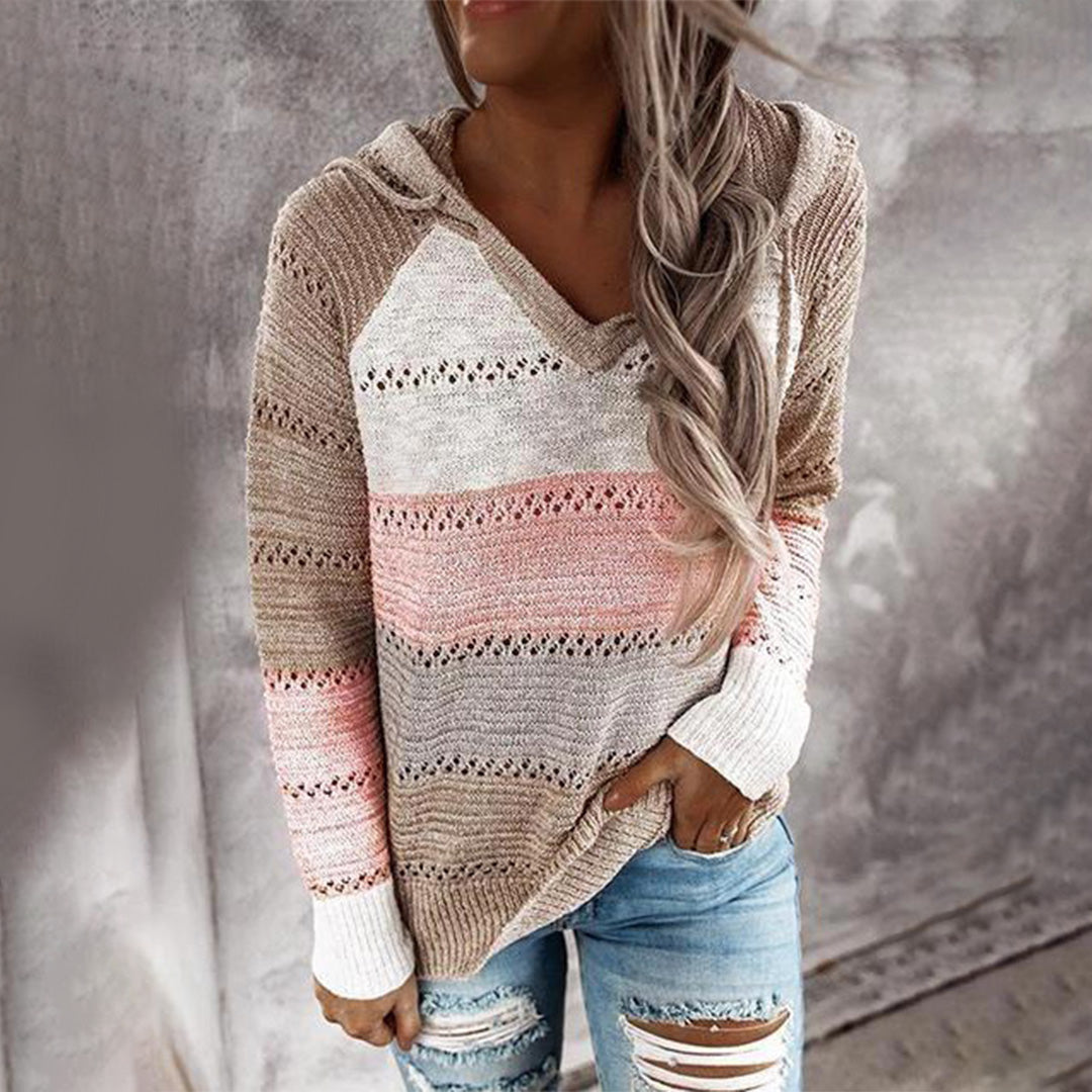 AVALYNN Stylish V-Neck Sweater