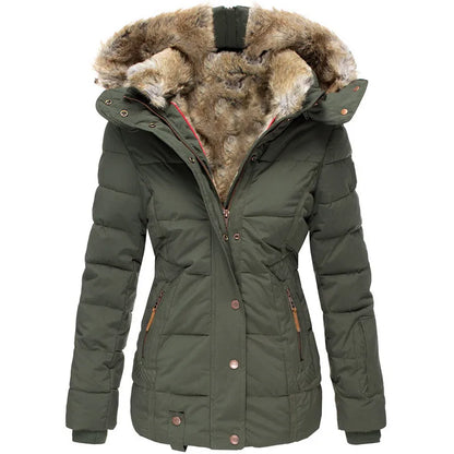 Aisa - Warm winter coat with fur lining