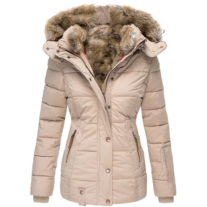 Aisa - Warm winter coat with fur lining