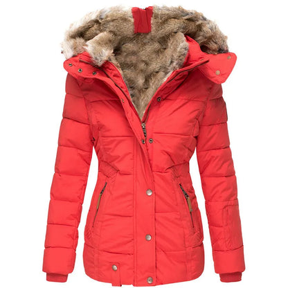 Aisa - Warm winter coat with fur lining