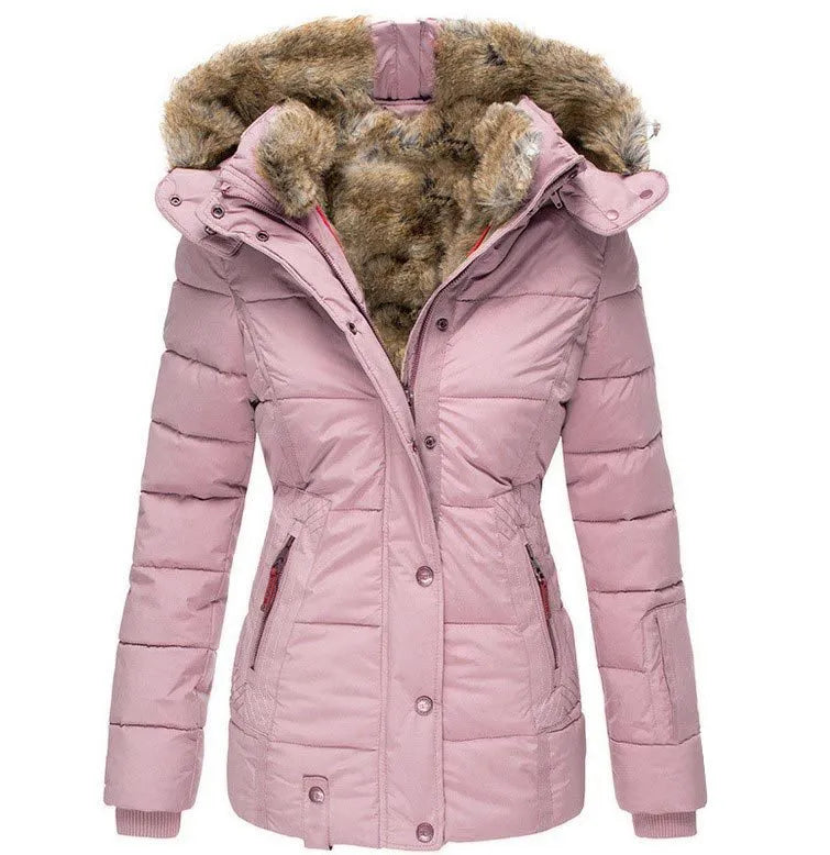 Aisa - Warm winter coat with fur lining