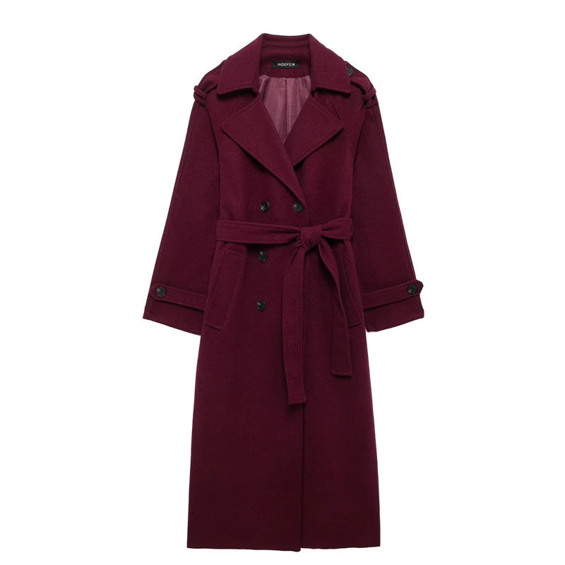 Romelie I Elegant Burgundy Jacket