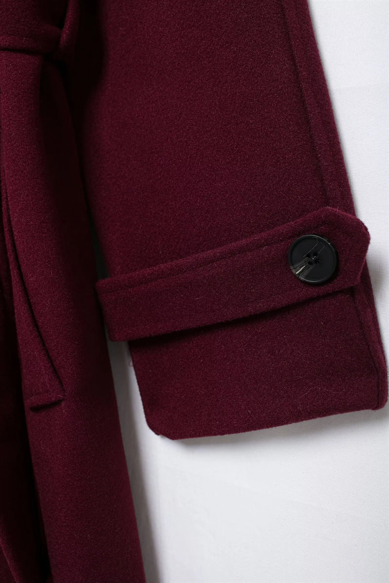 Romelie I Elegant Burgundy Jacket