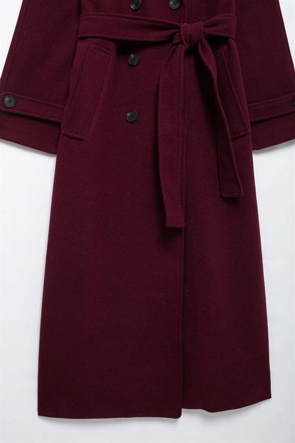 Romelie I Elegant Burgundy Jacket