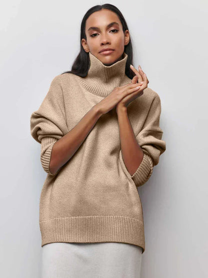 Lara Oversized Turtleneck Sweater