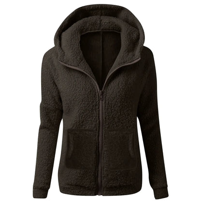 Winter Hoodie in Thickened Fleece