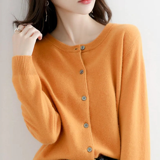 Long cardigan sweater for ladies