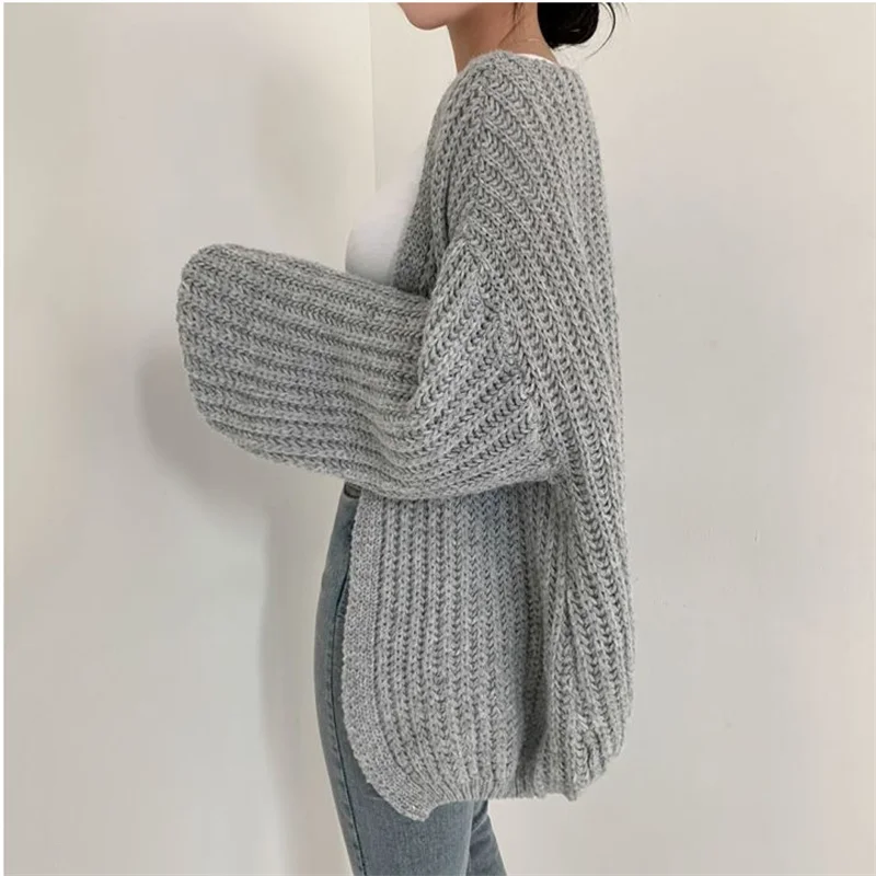 VIKI | Sleeve Cardigan Sweater.