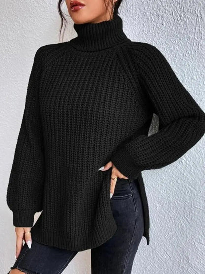 QueenStrick Turtleneck sweater