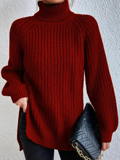 QueenStrick Turtleneck sweater