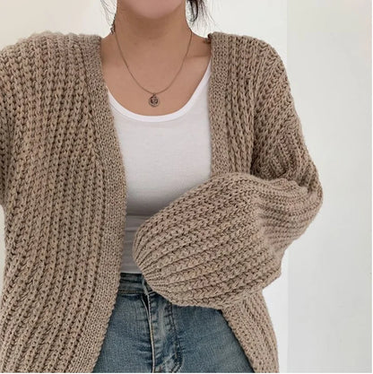 VIKI | Sleeve Cardigan Sweater.