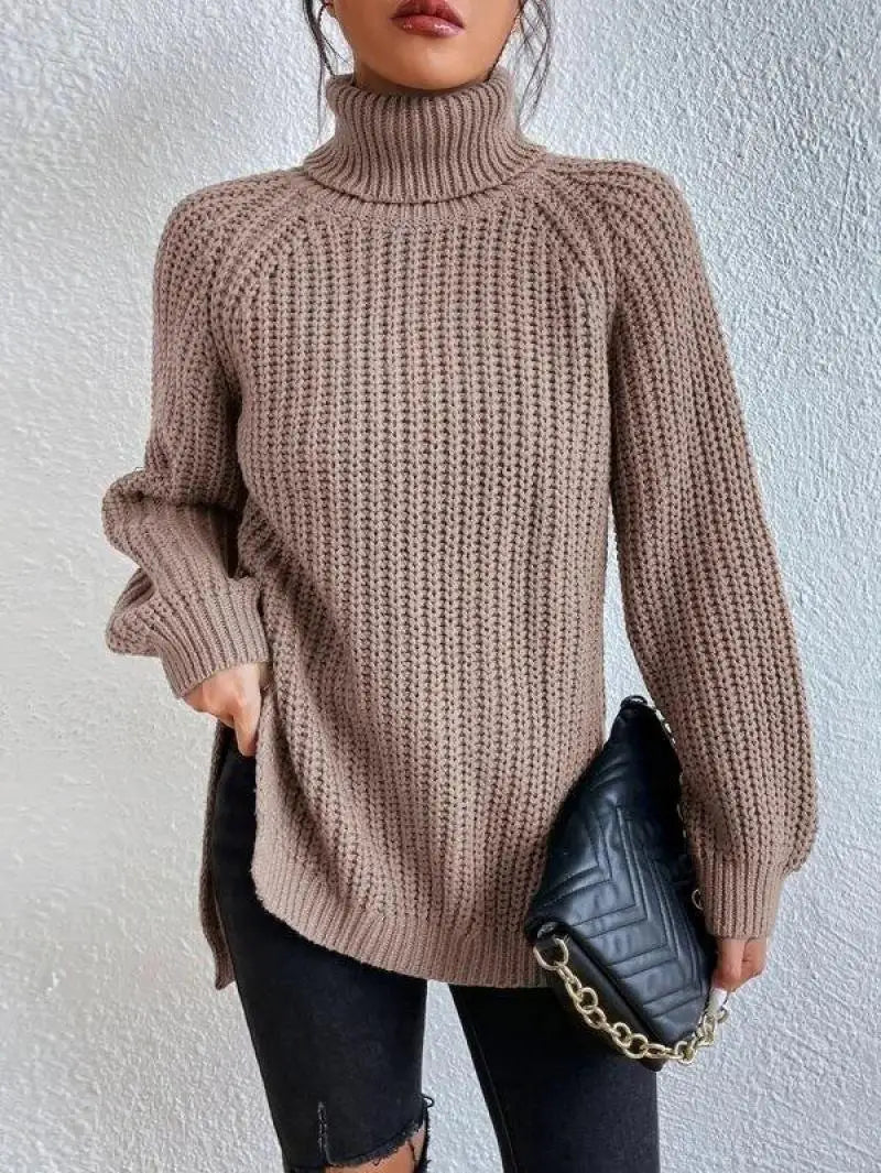 QueenStrick Turtleneck sweater