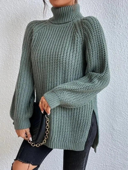 QueenStrick Turtleneck sweater