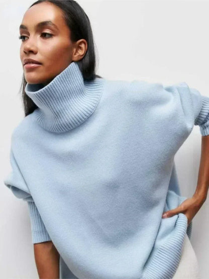 Lara Oversized Turtleneck Sweater