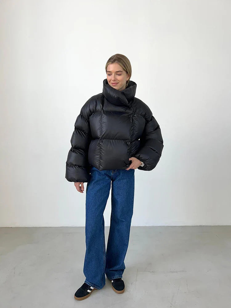 Aura Elegant Puffer Winter Coat for Women