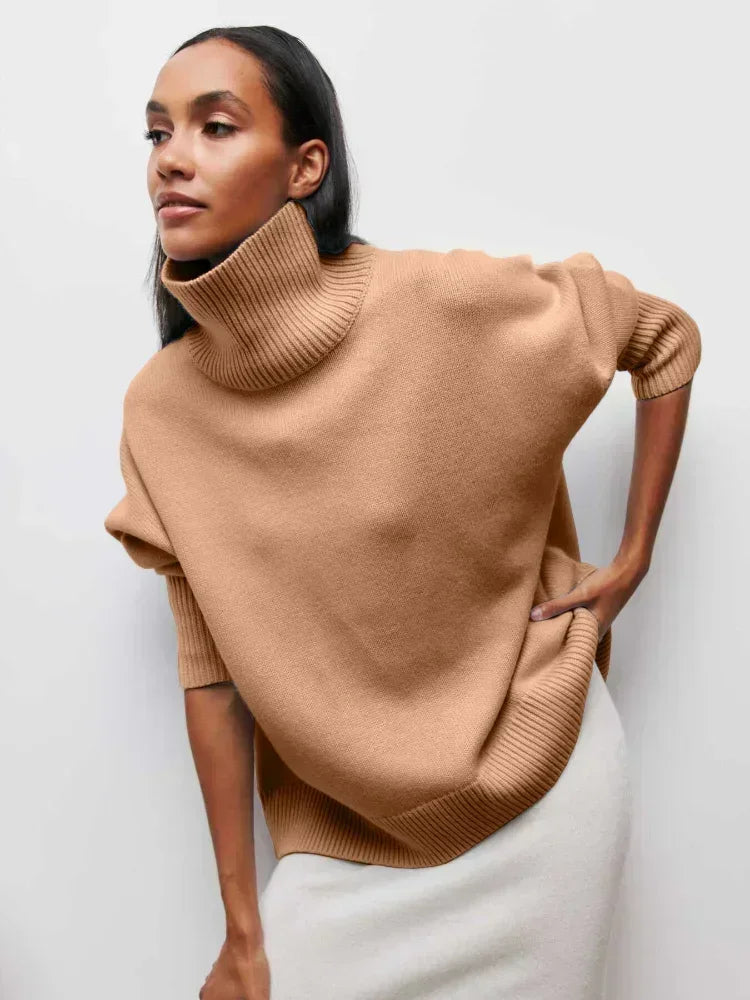 Lara Oversized Turtleneck Sweater