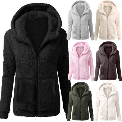 Winter Hoodie in Thickened Fleece