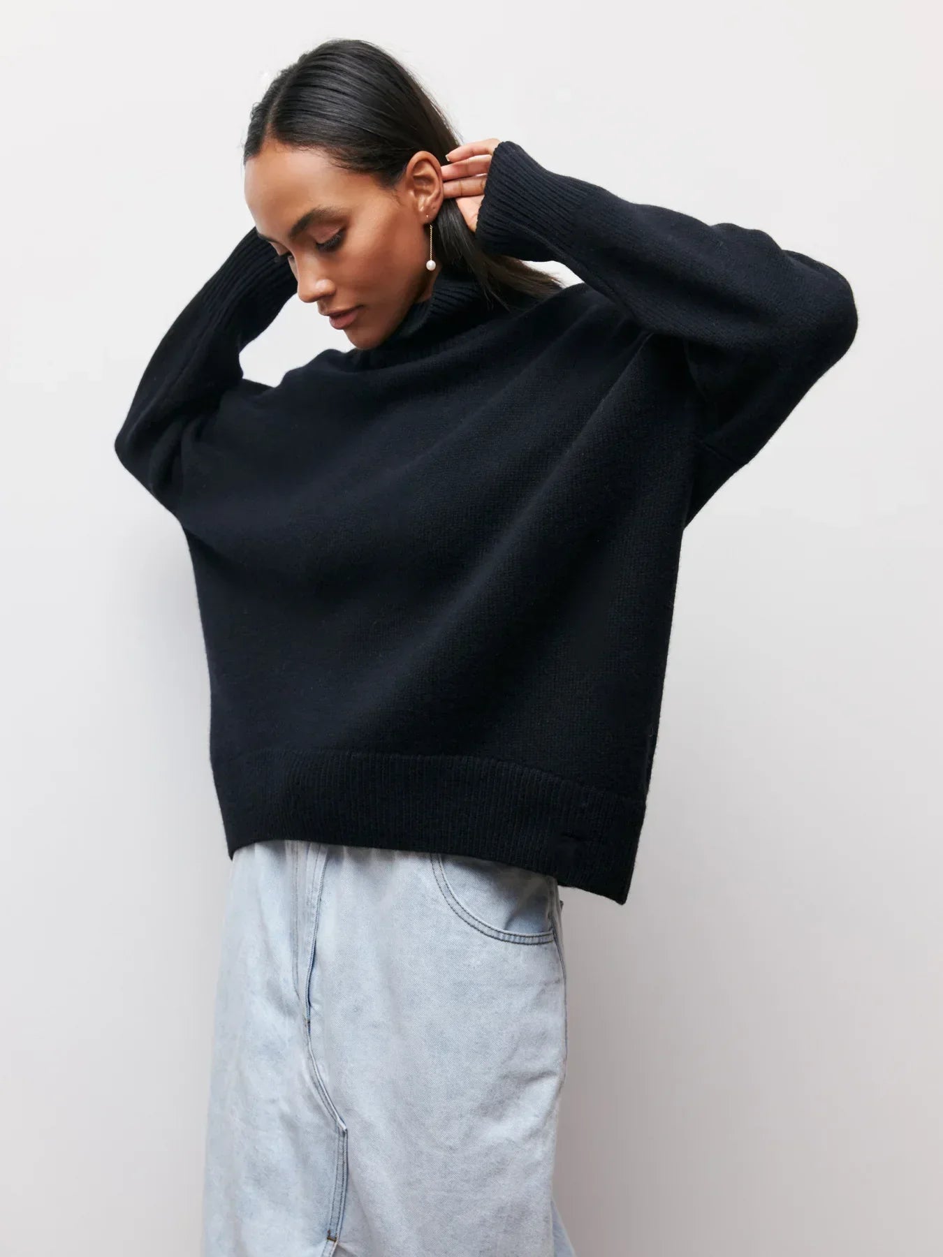 Lara Oversized Turtleneck Sweater